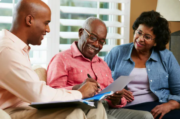 explaining to couple